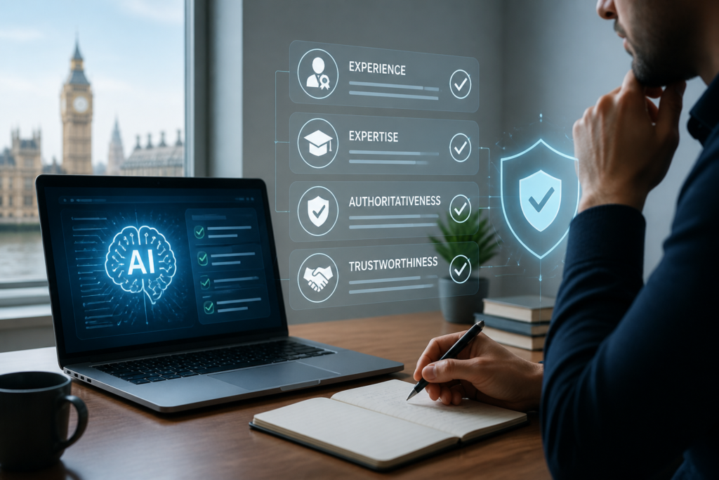 AI WordPress SEO plugin for E-E-A-T