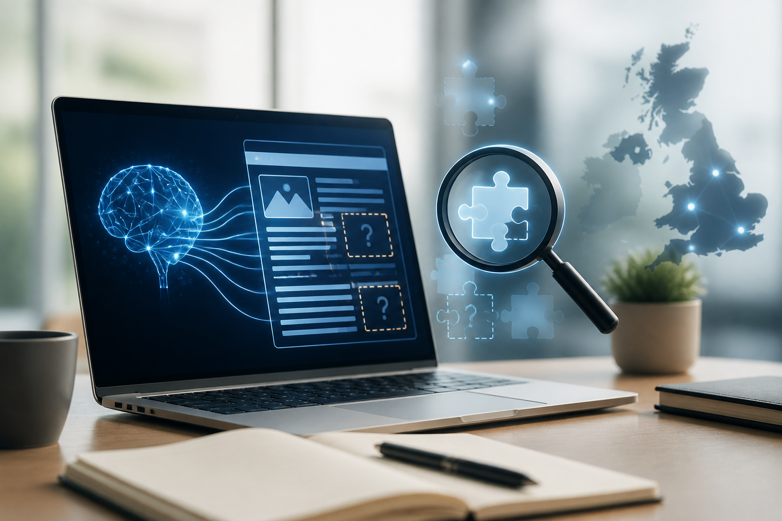 AI WordPress SEO plugin for content gap analysis