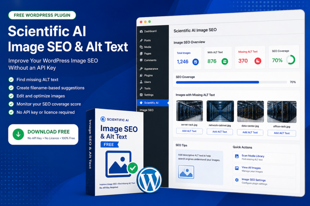 WordPress Image SEO — WordPress Image SEO Plugin, AI ALT Text Generator, WooCommerce Image SEO, Automatic ALT Text WordPress
